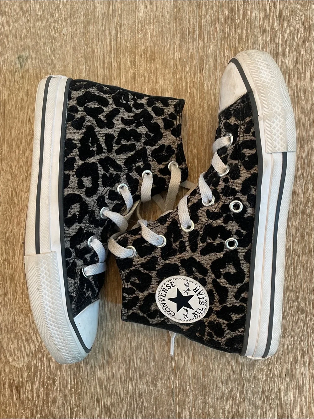 Chuck Taylor All Star Leopard High Top Sneakers